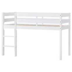 ECO Comfort Medelhög Säng 70x160 cm. - Vit