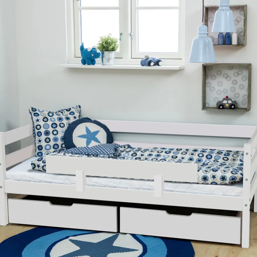 ECO Comfort Sänggrind 70x160 cm. - vit