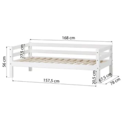 ECO Dream Juniorsäng hvid 70x160 cm. - vit