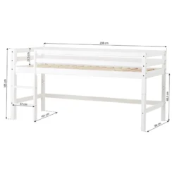 ECO Dream Mid-high säng (delbar) 90x200 cm. - vit
