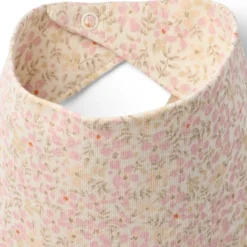 Eden Bib 2-Pack - Coral Flowers