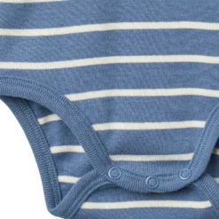 Edvald Kortärmad Body - Blue Stripe
