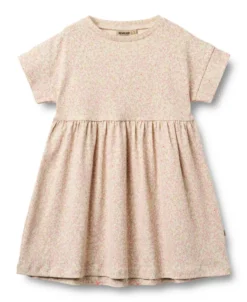 Emilie Jersey Klänning - Coral flowers
