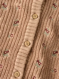 Emlen ls strik cardigan - ROEBUCK