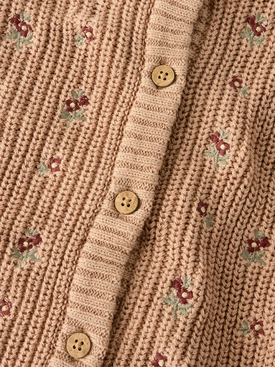 Emlen ls strik cardigan - ROEBUCK
