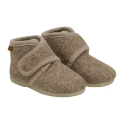 En Fant Inneskor Ulltofflor - Walnut Melange