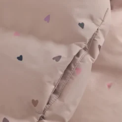 En Fant Jacka Quilted M. Tryck - Adobe Rose