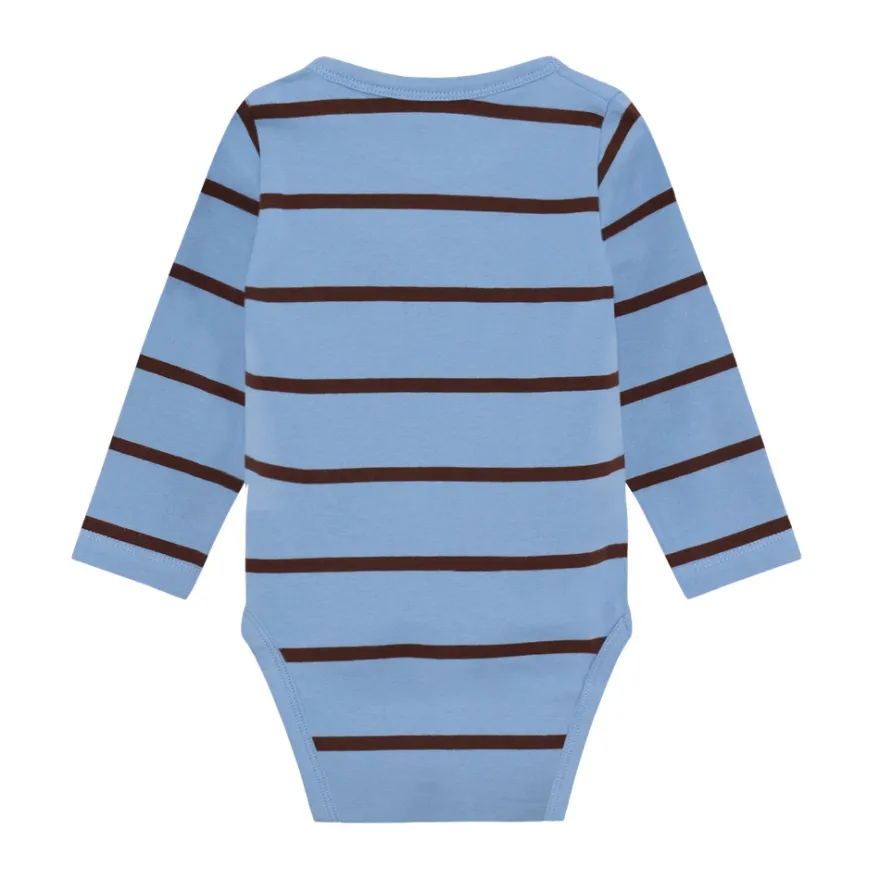 En Fant Långärmad Body - Bel Air Blue