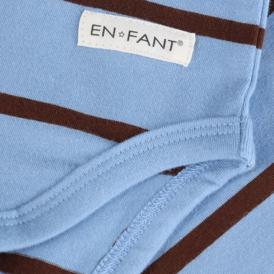 En Fant Långärmad Body - Bel Air Blue