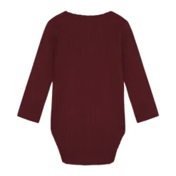 En Fant Långärmad Body - Burgundy