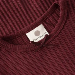 En Fant Långärmad Body - Burgundy