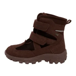 En Fant Vinterkängor M. Kardborrband TEX - Chocolate Brown