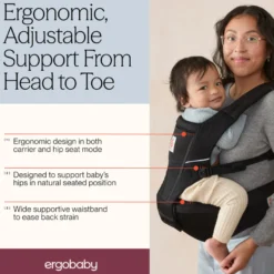 Ergobaby Alta Höftstöd - Onyx Black