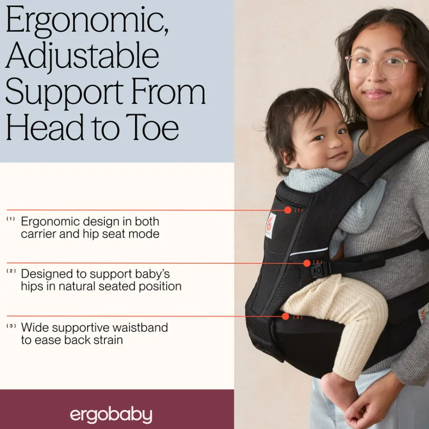 Ergobaby Alta Höftstöd - Onyx Black