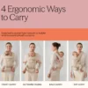 Ergobaby Omni Deluxe Bärsele Bomull - Onyx Black