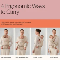 Ergobaby Omni Deluxe Bärsele Bomull - Onyx Black