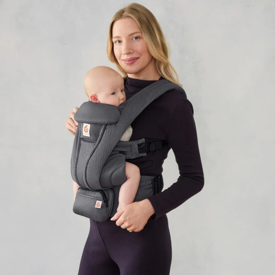 Ergobaby Omni Deluxe Bärsele Mesh - Graphie Grey