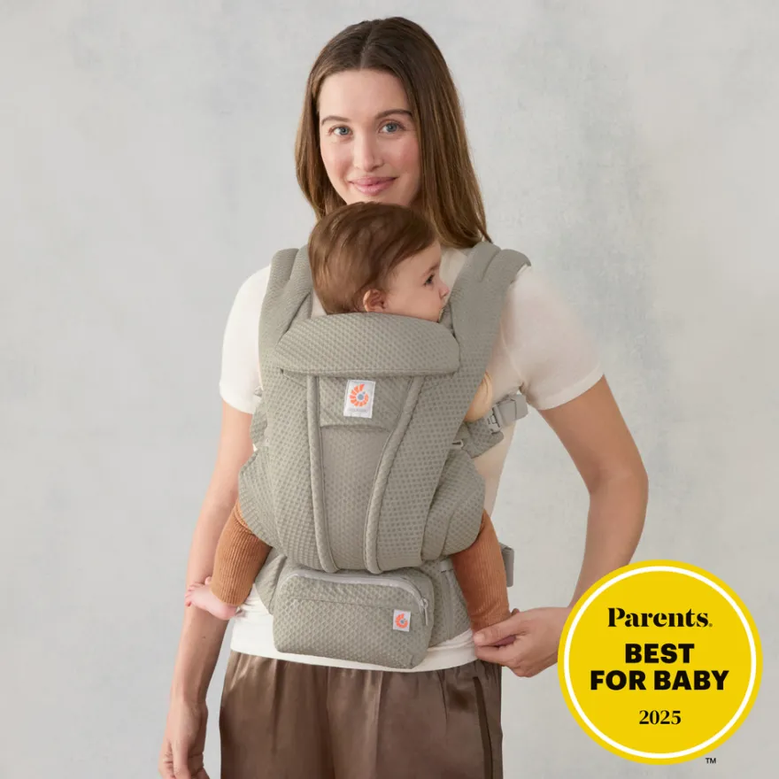 Ergobaby Omni Deluxe Bärsele Mesh - Soft Olive
