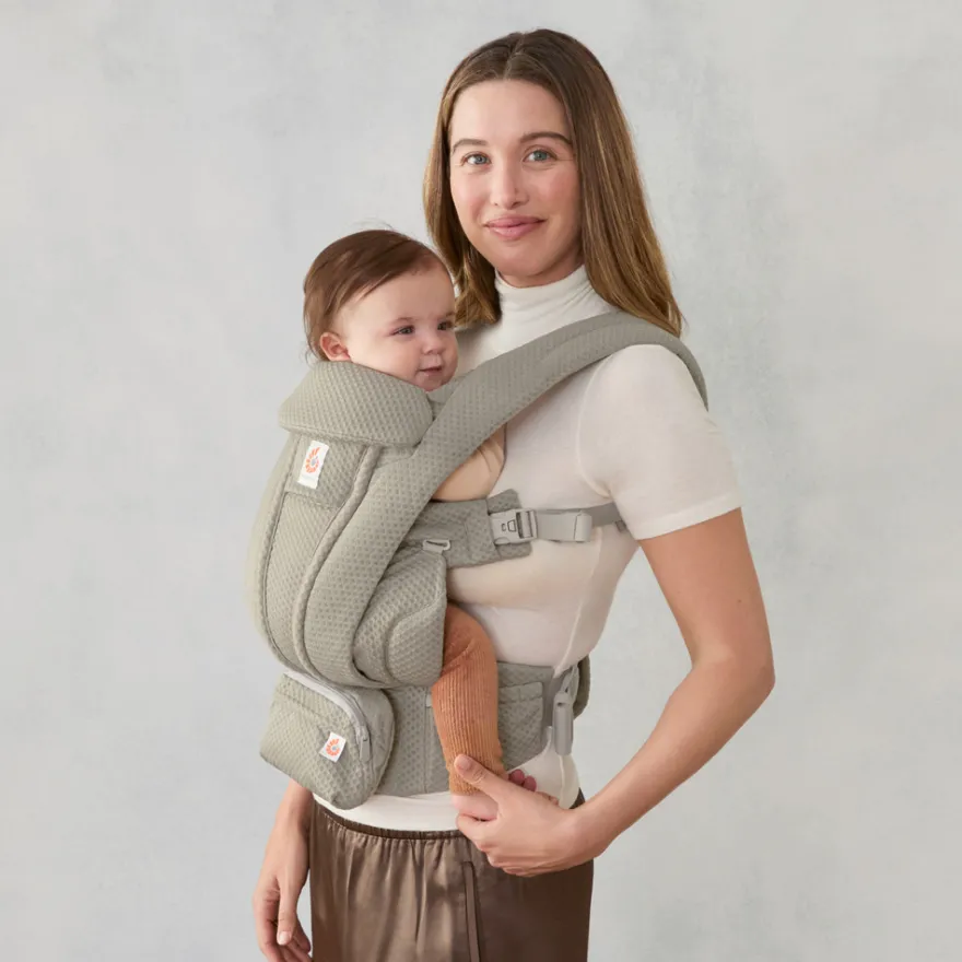 Ergobaby Omni Deluxe Bärsele Mesh - Soft Olive