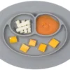 Ezpz Silikontallrik Med Underlägg - Grey