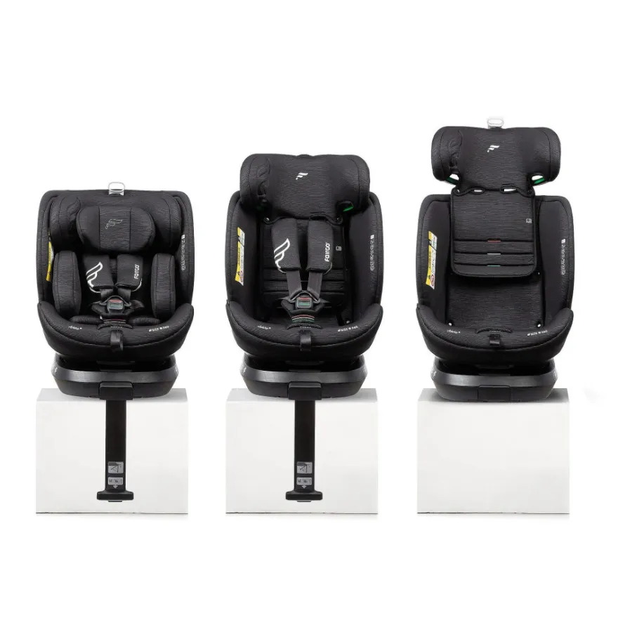 Fairgo Adore i-Size Bilbarnstol - Black Sand
