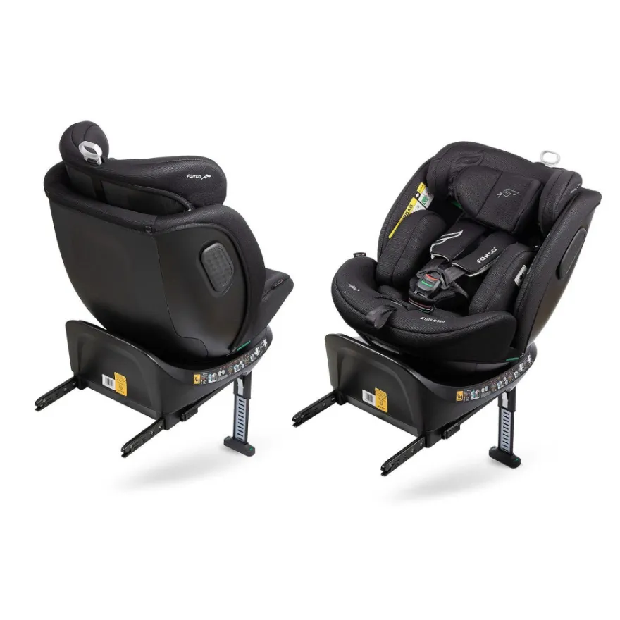 Fairgo Adore i-Size Bilbarnstol - Black Sand