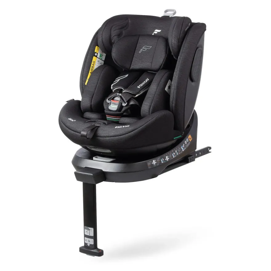 Fairgo Adore i-Size Bilbarnstol - Black Sand