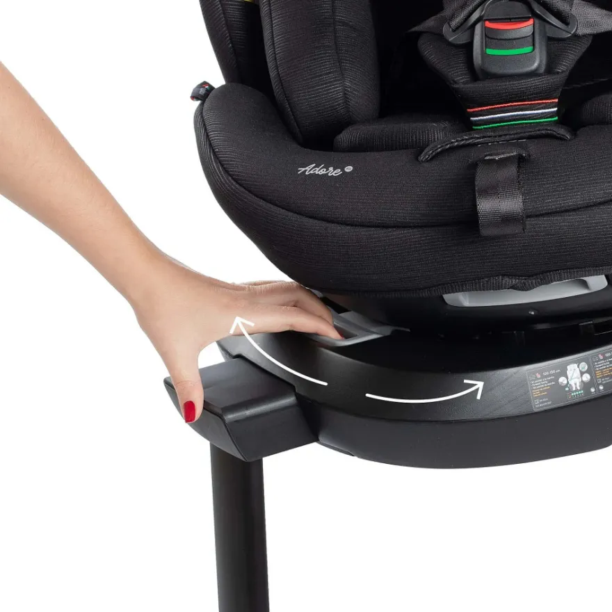 Fairgo Adore i-Size Bilbarnstol - Black Sand