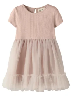 Fanella Tulle Klänning - Peach Whip