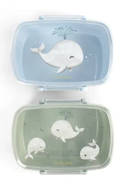 Filibabba Matlådor - 2-pack - Christian's Whale Tales