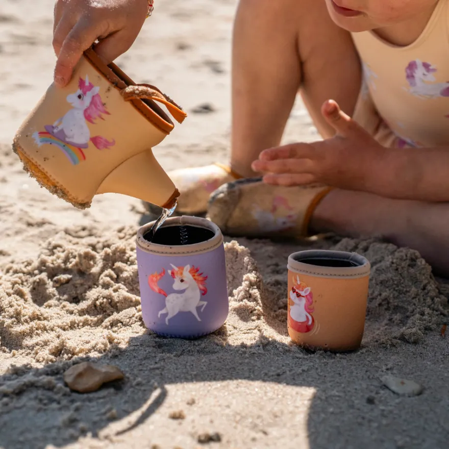 Filibabba Neopren Badleksak - Unicorn-Koppar