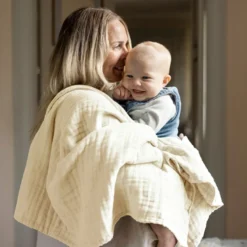 Filt Layered Muslin EKO - Pearl White