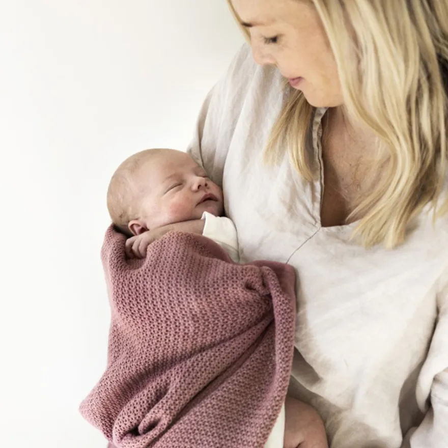 Filt Soft Grid EKO - Evening Rose