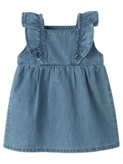 Fiona Klänning - Medium Blue Denim