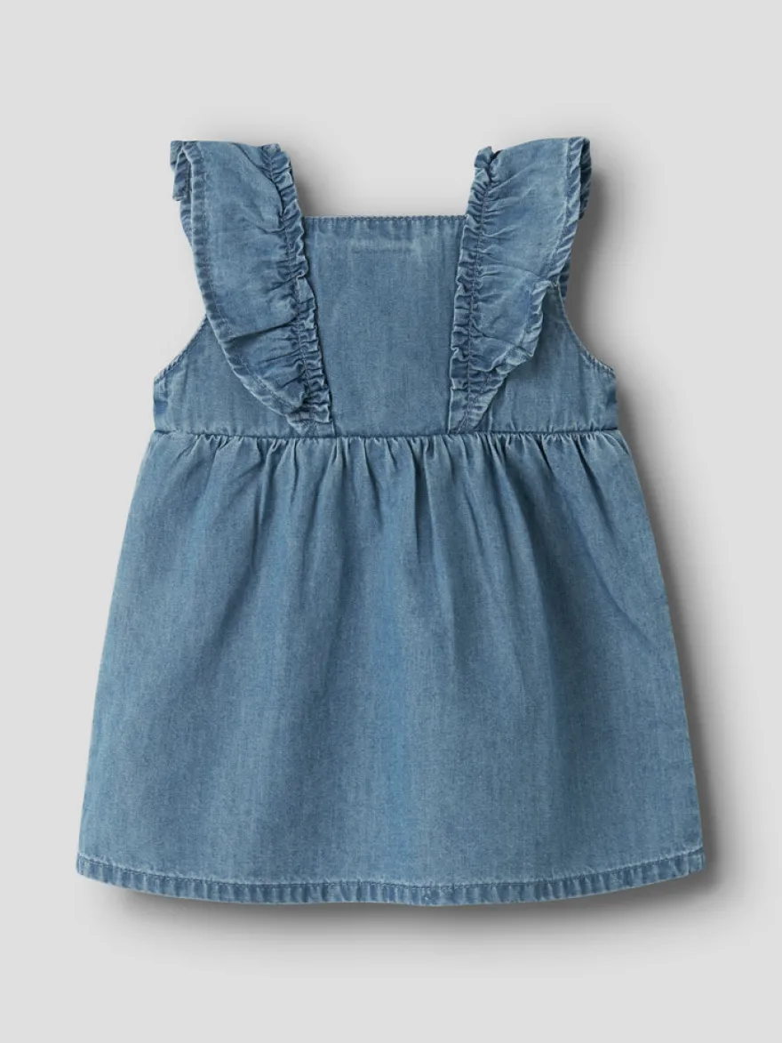 Fiona Klänning - Medium Blue Denim