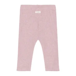 Fixoni Leggings Rib - Pale Mauve Melange