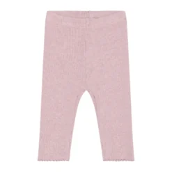 Fixoni Leggings Rib - Pale Mauve Melange