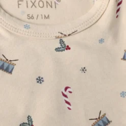 Fixoni Långärmad Body - Dusty Blue