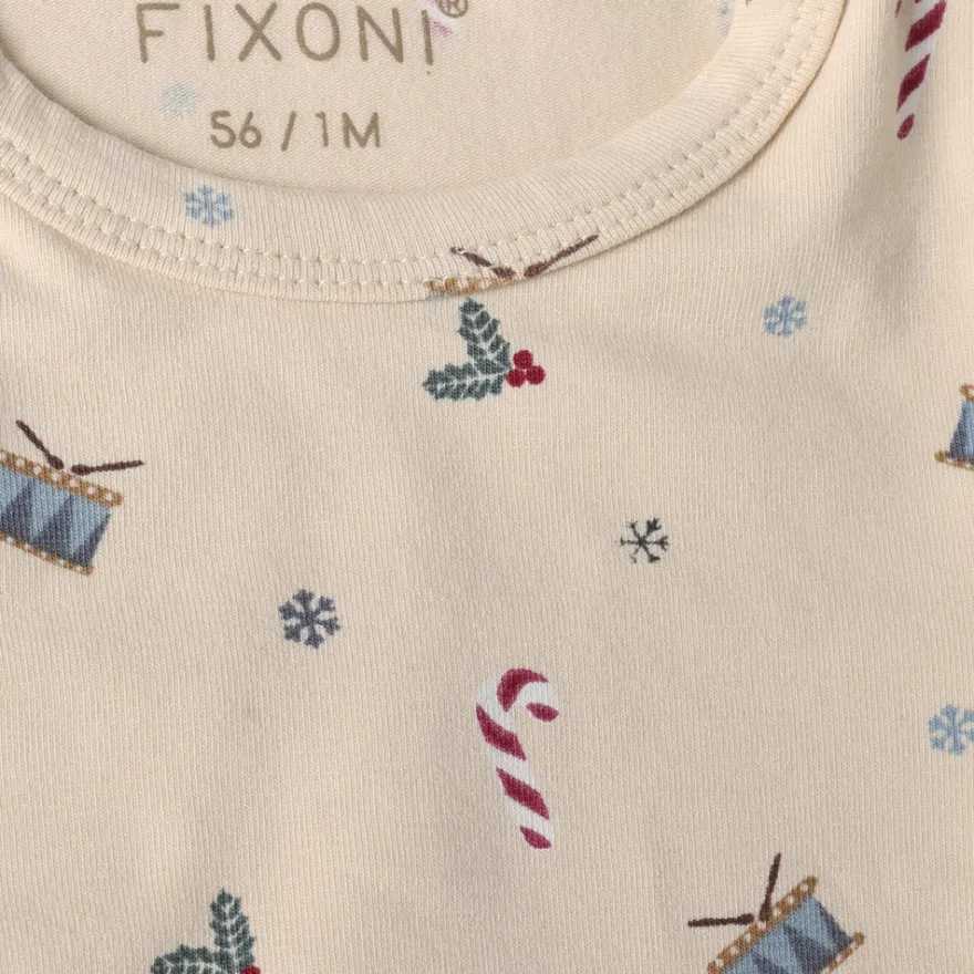 Fixoni Långärmad Body - Dusty Blue