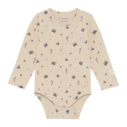 Fixoni Långärmad Body - Dusty Blue