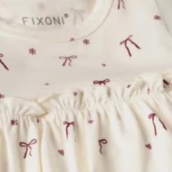 Fixoni Långärmad Bodyklänning - Nostalgia Rose