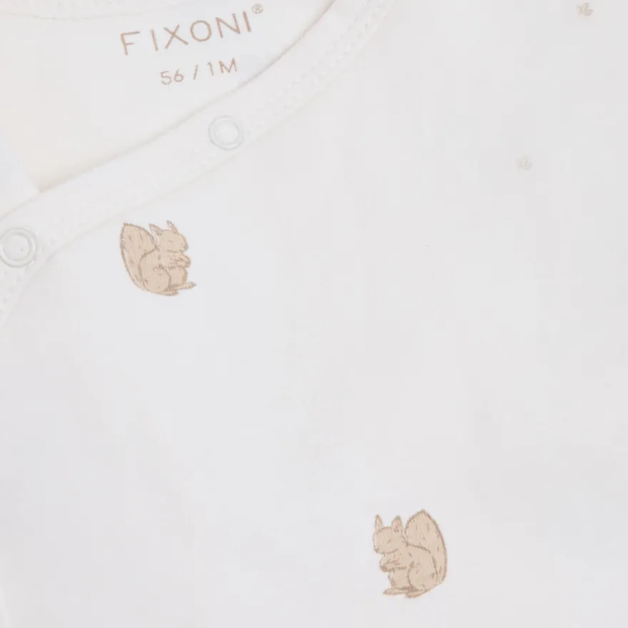 Fixoni Långärmad Wrap Body - Humus