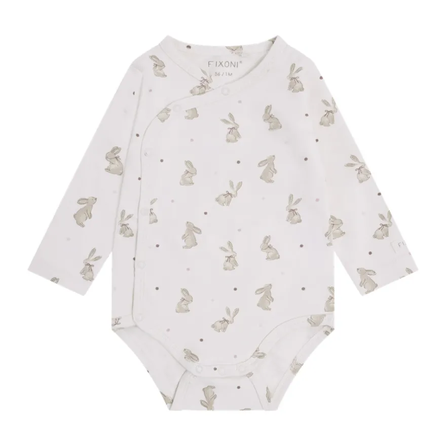 Fixoni Långärmad Wrap Body - Pale Lilac