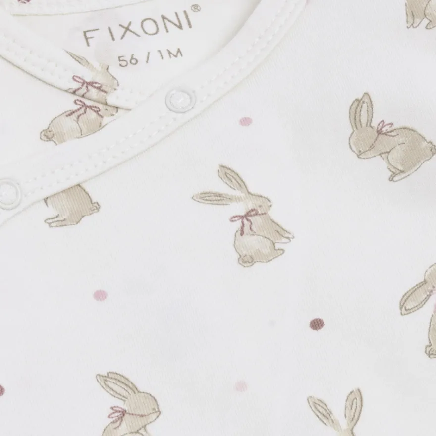 Fixoni Långärmad Wrap Body - Pale Lilac
