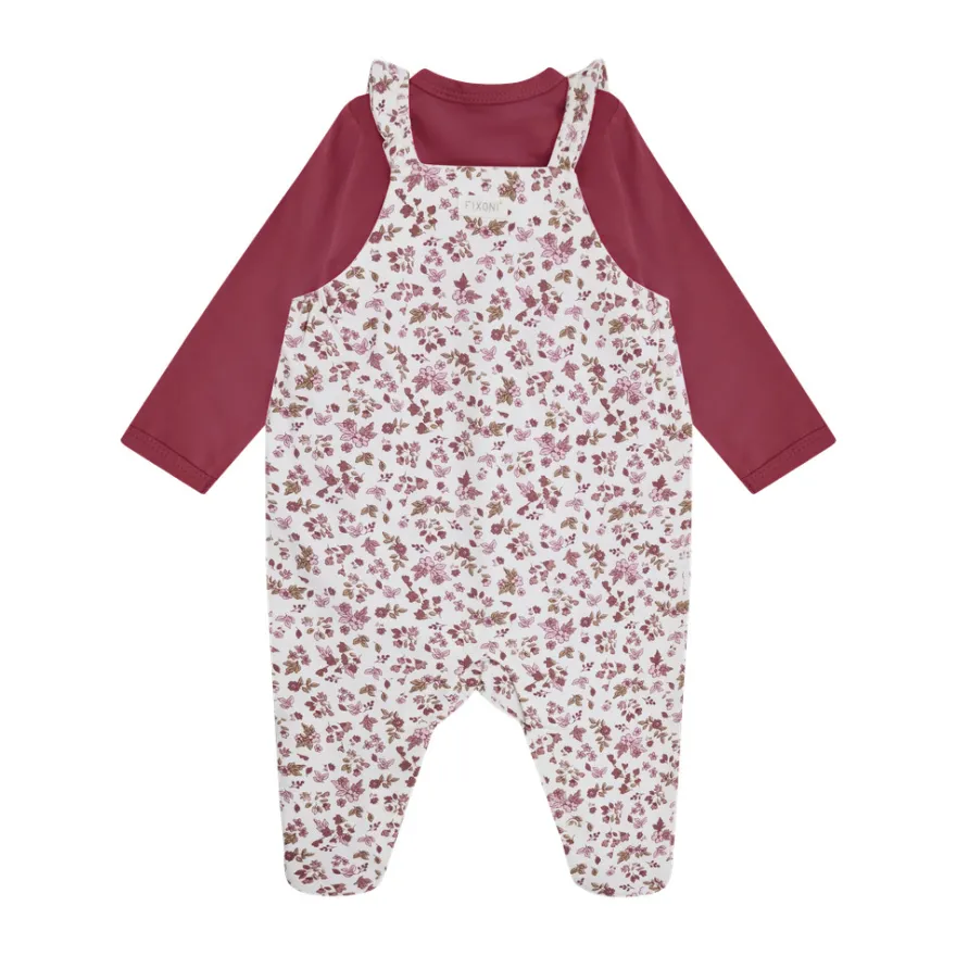 Fixoni Set m. Body och Romper - Nostalgia Rose