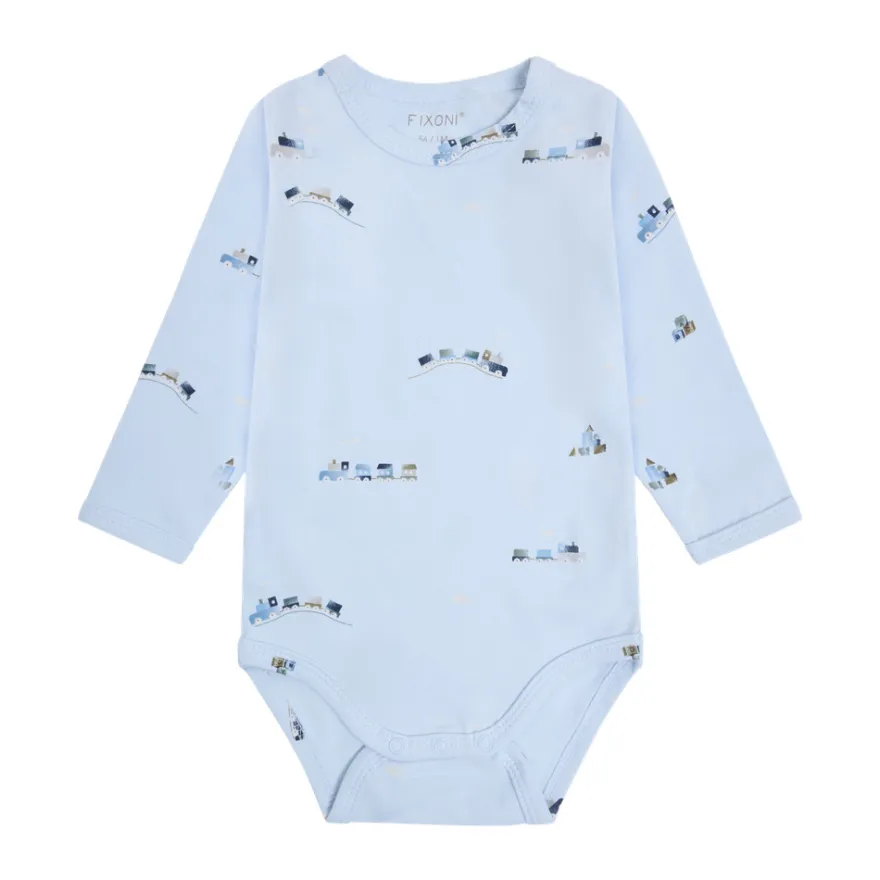 Fixoni Set m. Body och Velour Romper - Navy Blazer