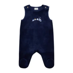 Fixoni Set m. Body och Velour Romper - Navy Blazer