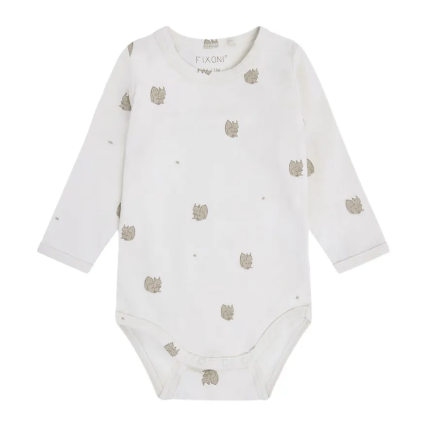 Fixoni Set m. Body och Velour Romper - Mountain Trail