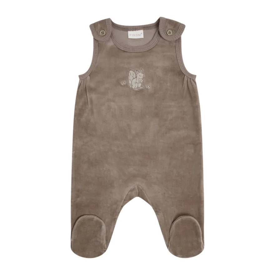 Fixoni Set m. Body och Velour Romper - Mountain Trail