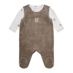 Fixoni Set m. Body och Velour Romper - Mountain Trail